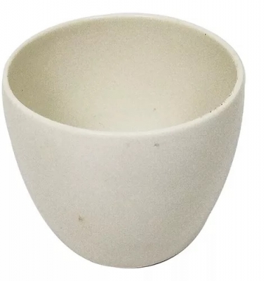 Crisol De Porcelana Con Tapa 30ml 4.6cm Alto x 4.0cmR